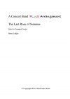 The Last Rose of Summer - Solo for Trumpet/Cornet